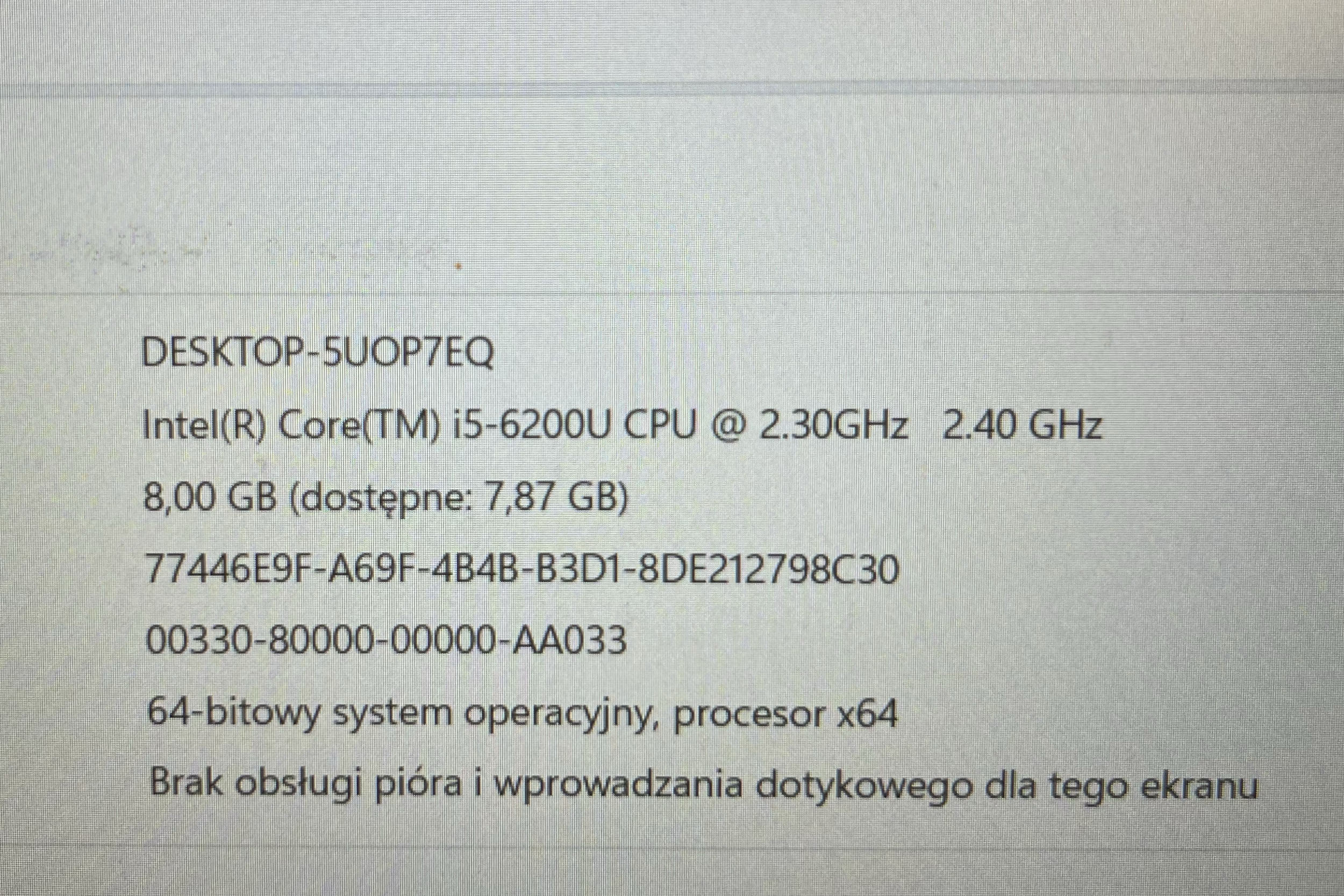 Laptop Lenovo ThinkPad X260 12,5" Intel Core i5 8 GB / 256 GB - obrazek 3