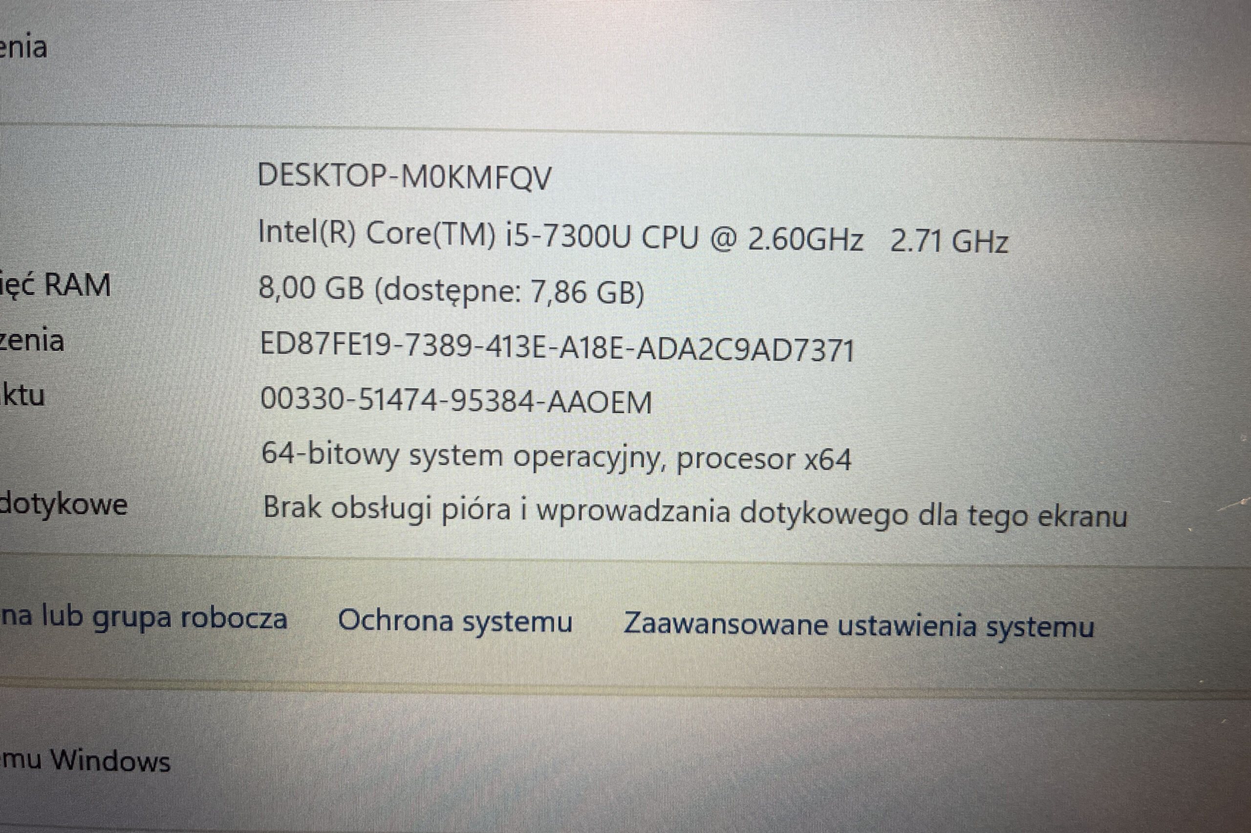 Laptop Dell Latitude 5490 14" i5-7300U / 16 GB / 256 GB / Windows 11 Pro - obrazek 8